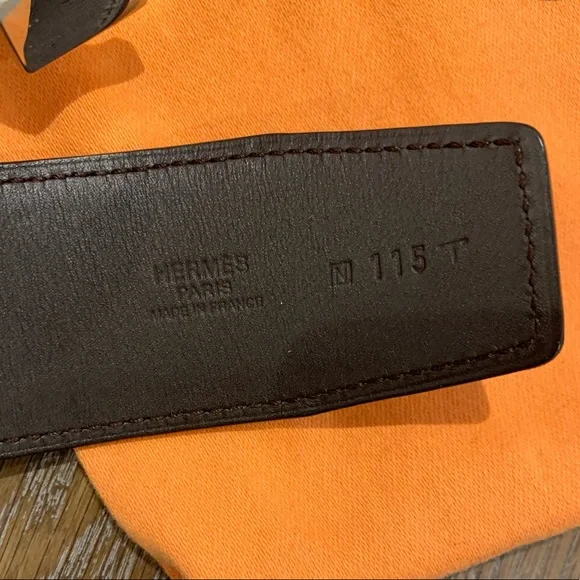 Hermes Black Belt with Silver Buckle